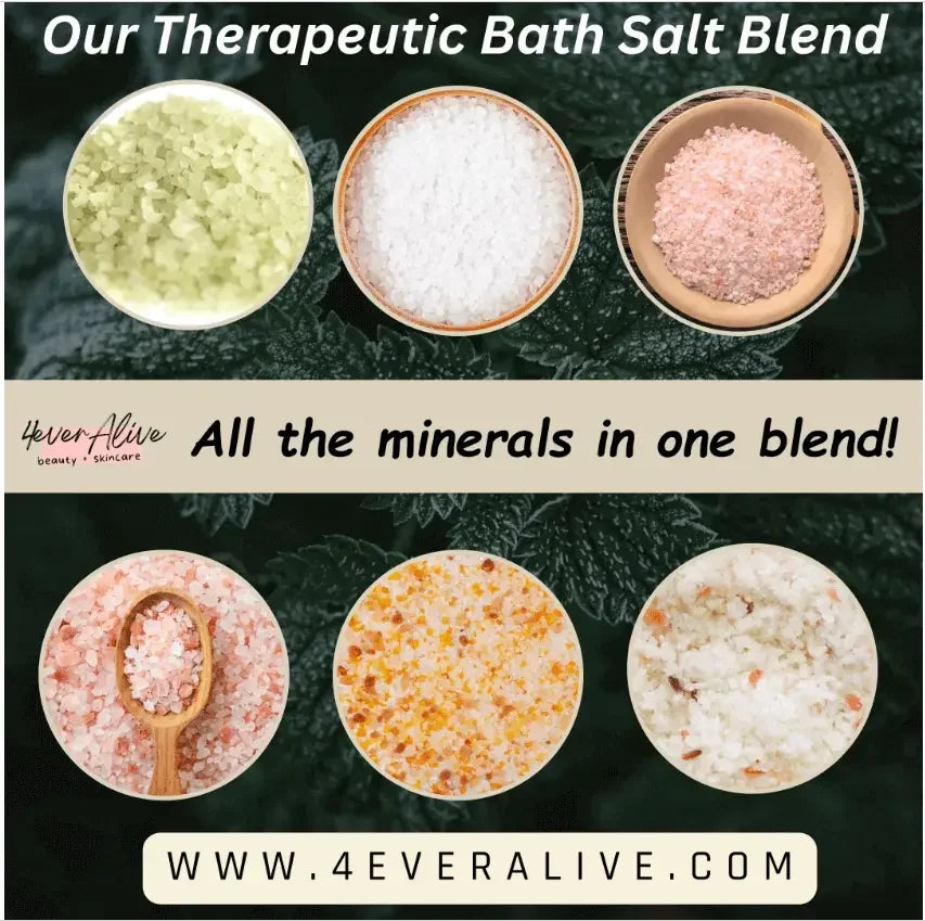 Vitamin C Bath Salt – Energizing Mineral Soak for Glowing Skin - 4EverAlive Labs