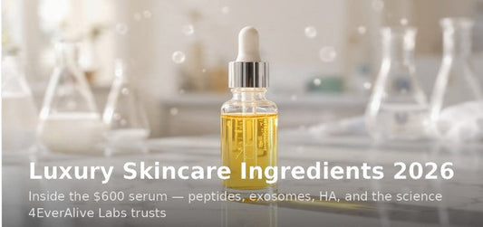 The Luxury Ingredient Revolution: What the World's Most Advanced Skincare Formulas Are Made Of — And How 4EverAlive Labs Brings That Science Directly to Your Treatment Room