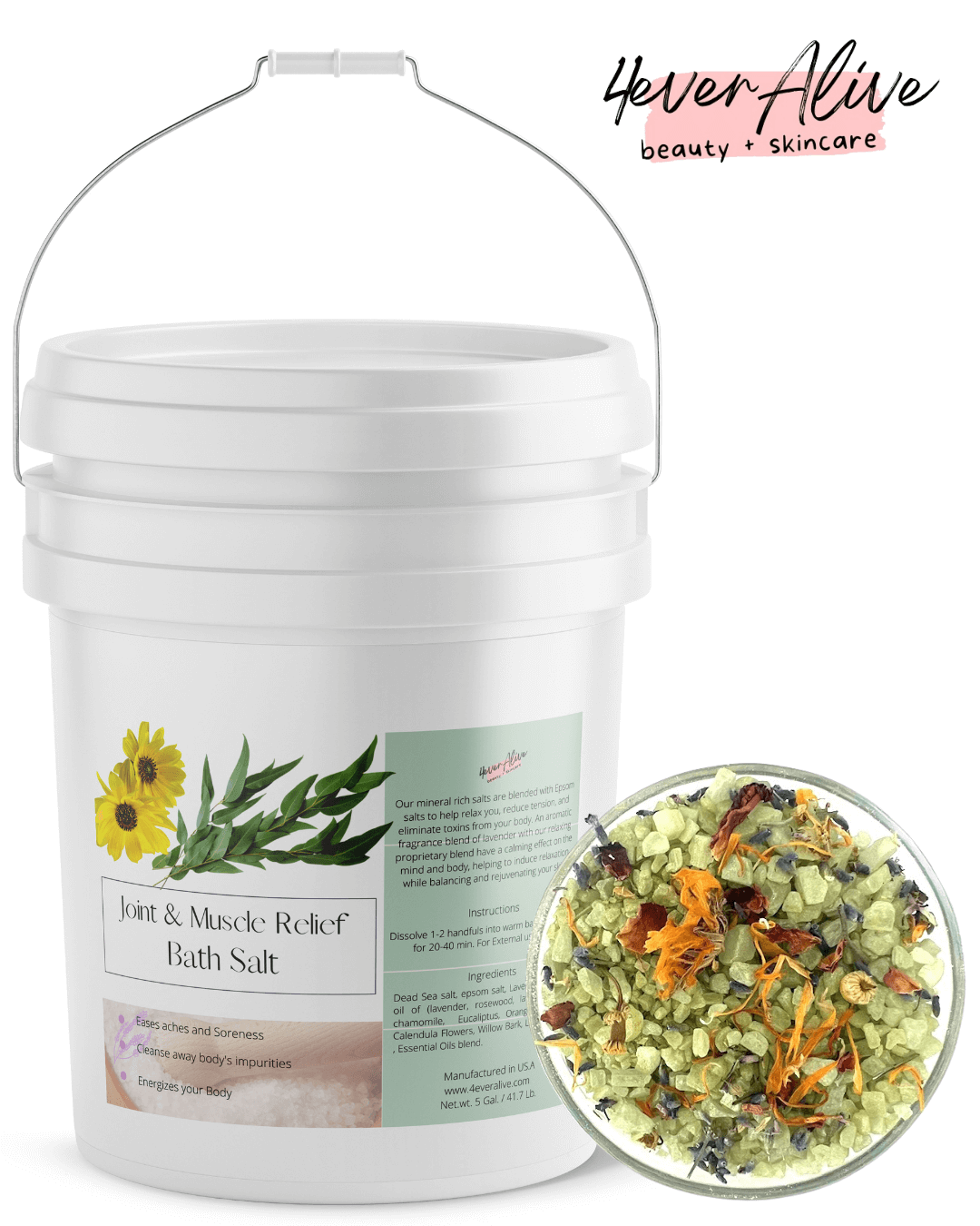 Joint_muscle Relief Bath Salt 4everalive Labs