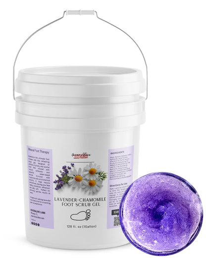 Lavender - Chamomile Foot Scrub Gel - 4EverAlive Labs