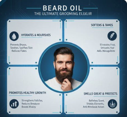 Premium Beard Oil | Barber Professional Formula - 4EverAlive Labs