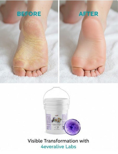 Lavender - Chamomile Foot Scrub Gel - 4EverAlive Labs